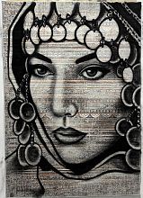 Пушистый ковер PICTURES PC 56 GRAY-BEIGE