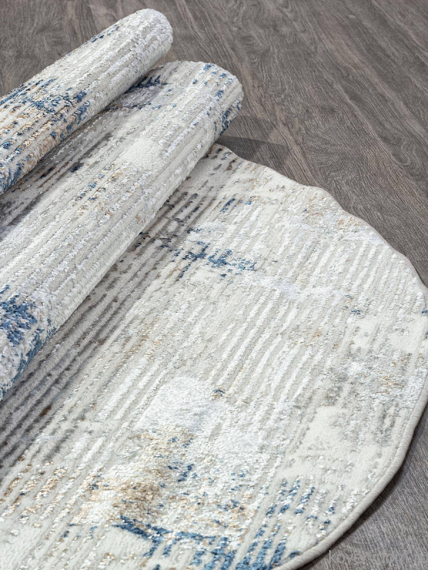 Ковер ANTEP DA492 635 CREAM / NAVY Овал Ковер ANTEP DA492 635 CREAM / NAVY Овал