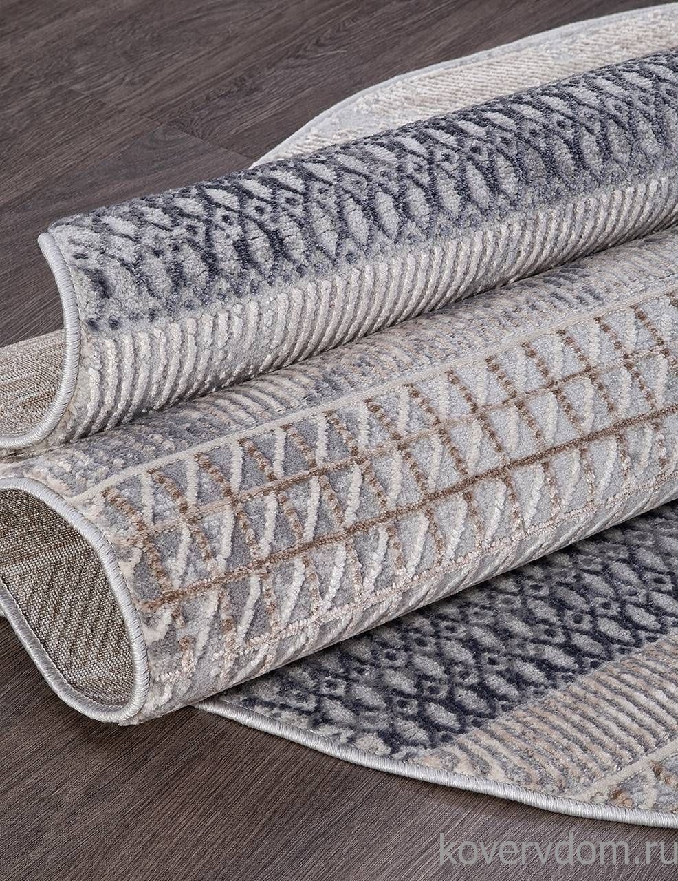 Ковер TOKIO 21000A CREAM / GREY Овал Ковер TOKIO 21000A CREAM / GREY Овал