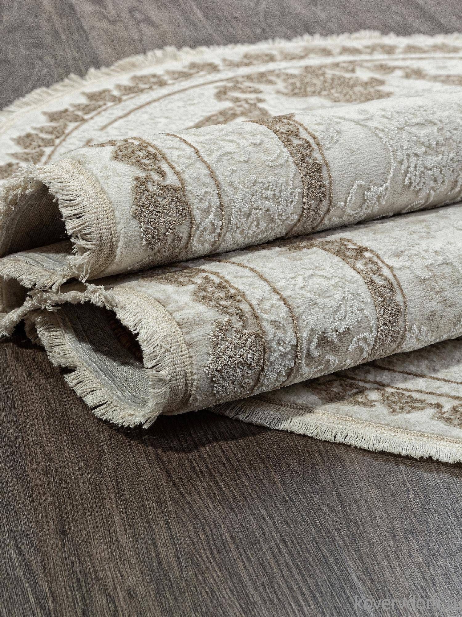 Ковер SANDALI 30231Y BEIGE / L.GREY Овал Ковер SANDALI 30231Y BEIGE / L.GREY Овал