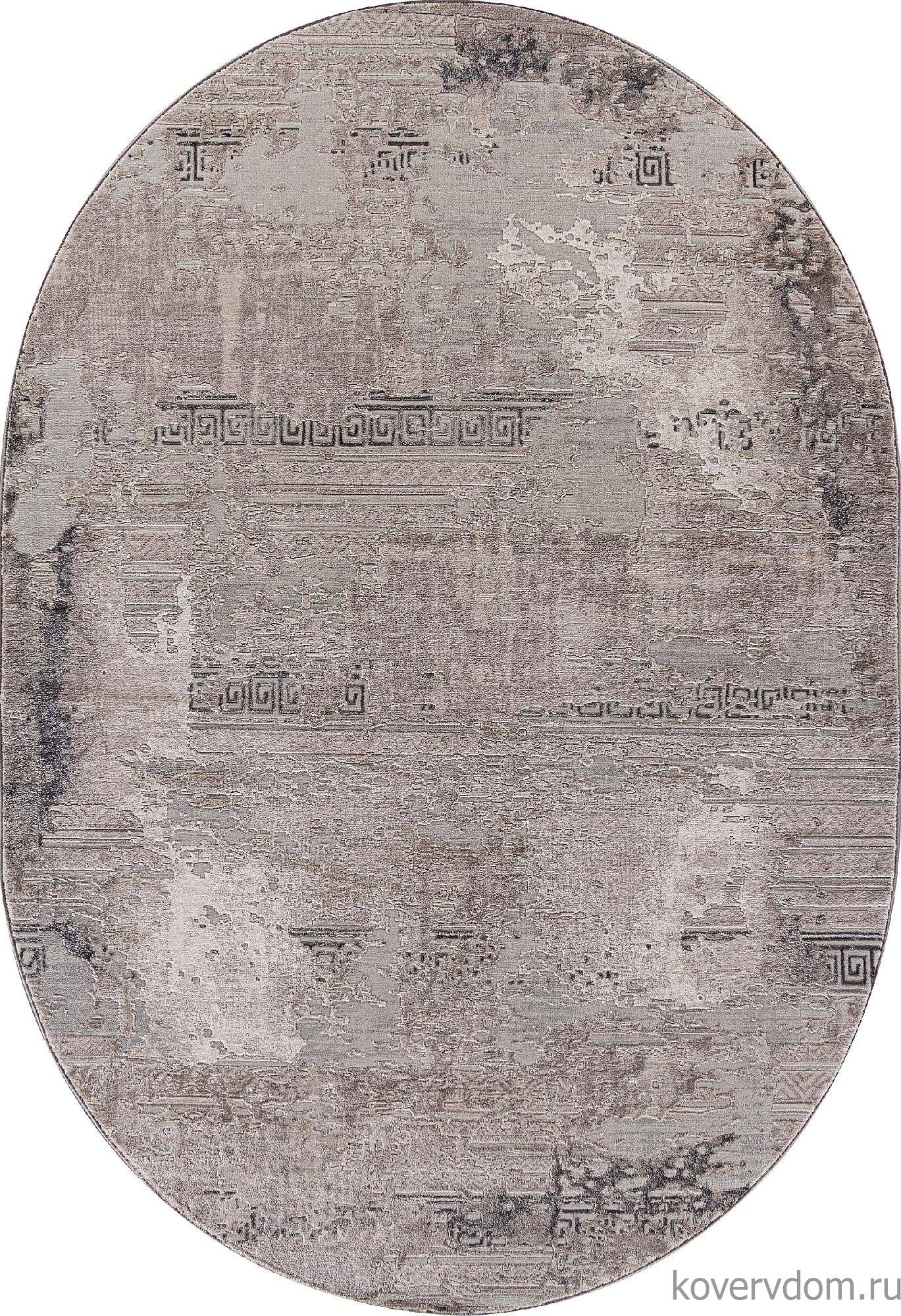 Ковер BRAND O1899 995 GREY / GREY Овал Ковер BRAND O1899 995 GREY / GREY Овал