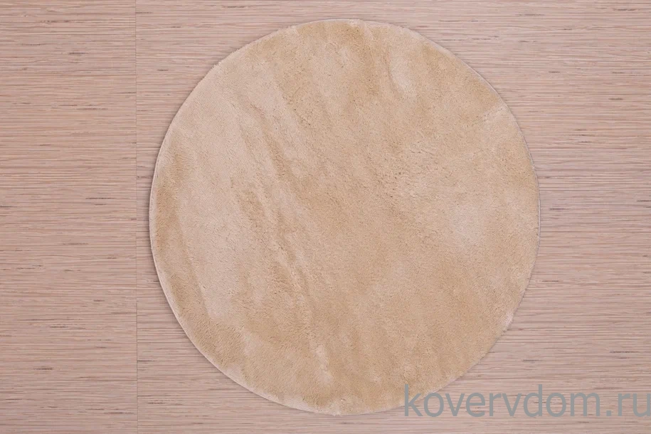 Ковер из искусственного меха Chic 1000A BEIGE_2000 круг Ковер из искусственного меха Chic 1000A BEIGE_2000 круг