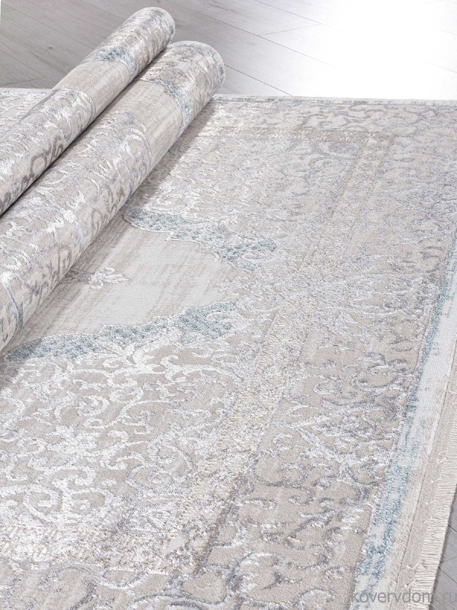 Ковер EFSAN L279A CREAM SHRINK / BLUE FDY Ковер EFSAN L279A CREAM SHRINK / BLUE FDY