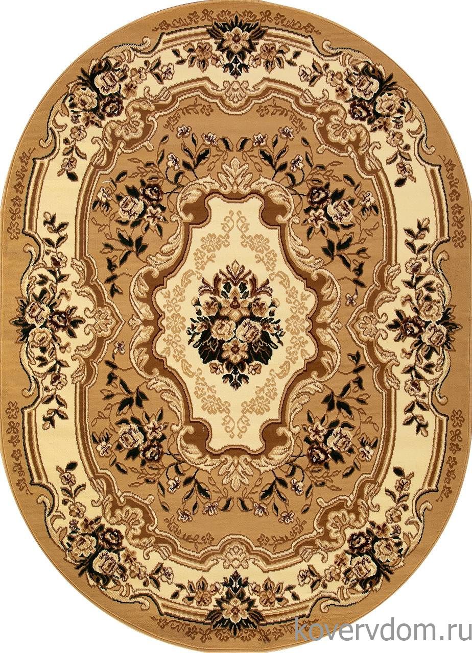 Ковер LAGUNA-A D017 BEIGE Овал Ковер LAGUNA-A D017 BEIGE Овал