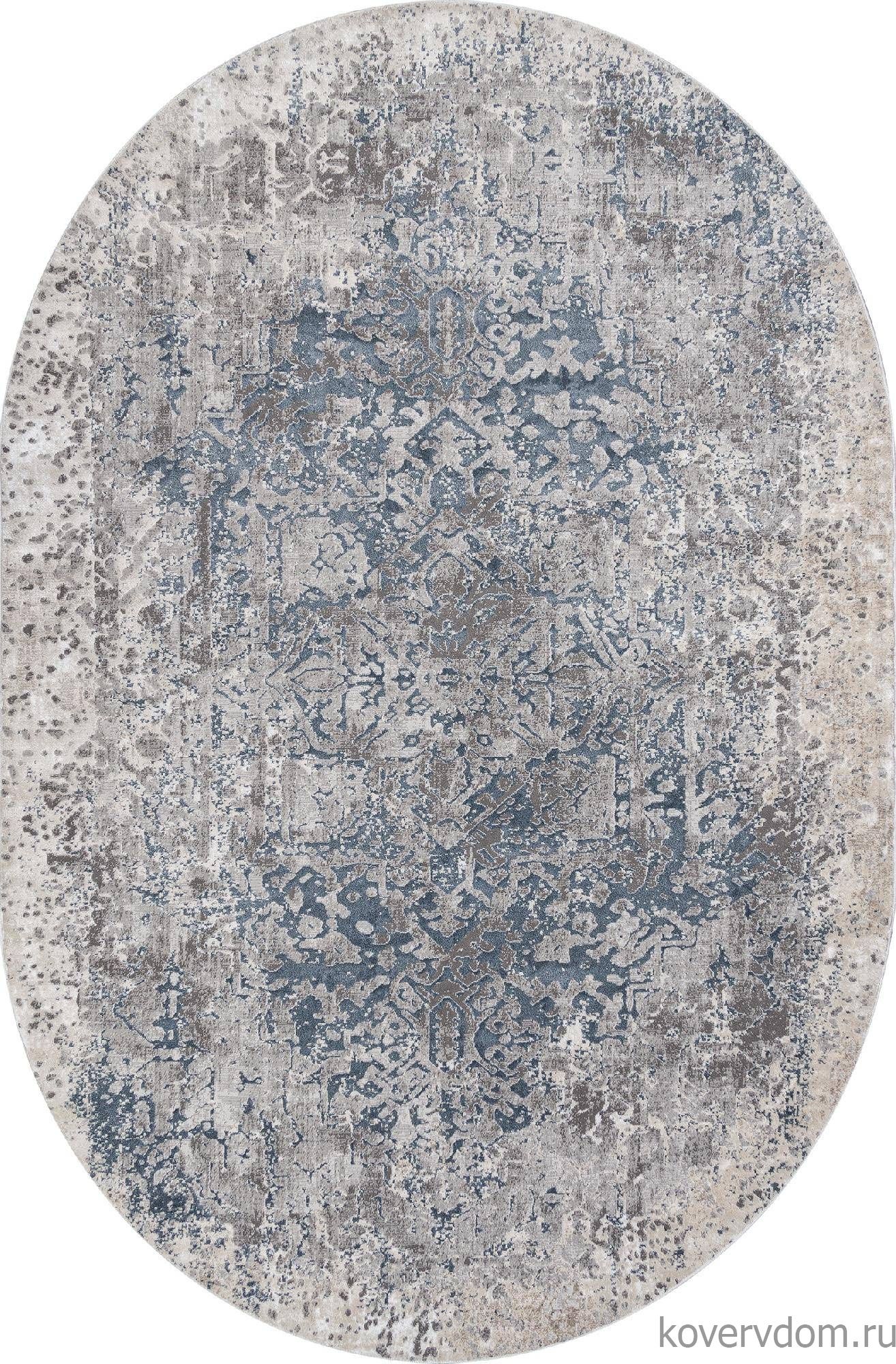 Ковер KIRKE 02946B BLUE / BEIGE Овал Ковер KIRKE 02946B BLUE / BEIGE Овал