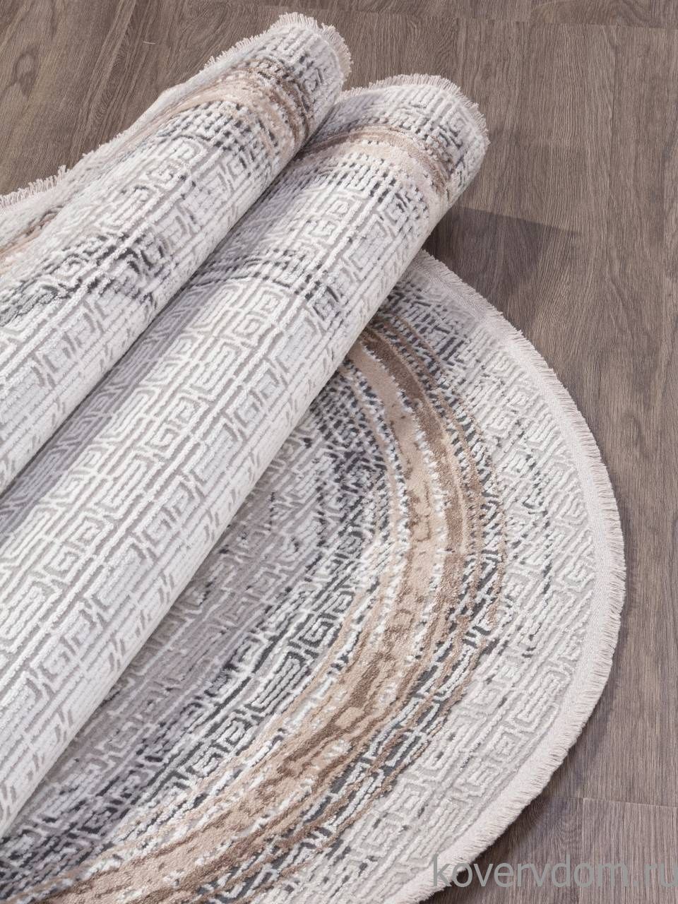 Ковер MODA 1382 ACIK GRI Овал Ковер MODA 1382 ACIK GRI Овал