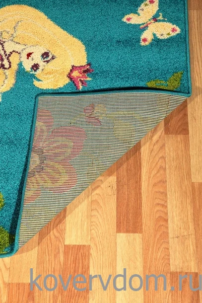 Ковер детский с Принцессой FUNKY NEL turquoise Ковер детский с Принцессой FUNKY NEL turquoise