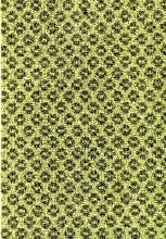 Разноцветный круглый грязезащитный коврик Colombia 20 0.9х1.5 green