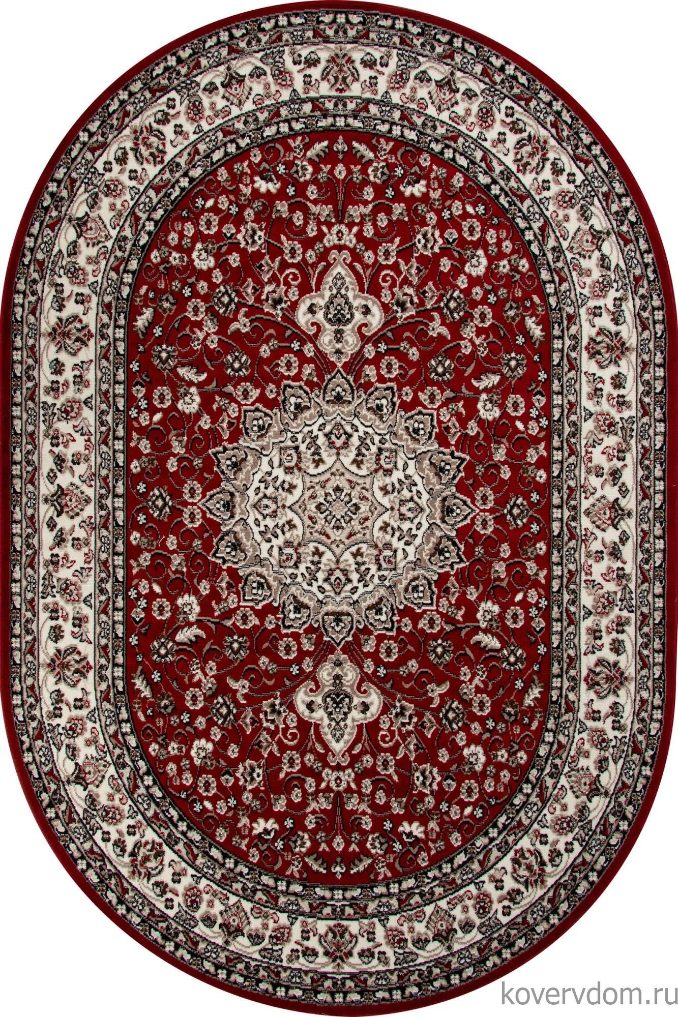 Ковер GAVANA D411 RED Овал