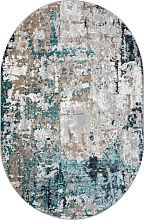 Овальный ковер PARADIZE-A 01632A GREY / TURQUOISE Овал
