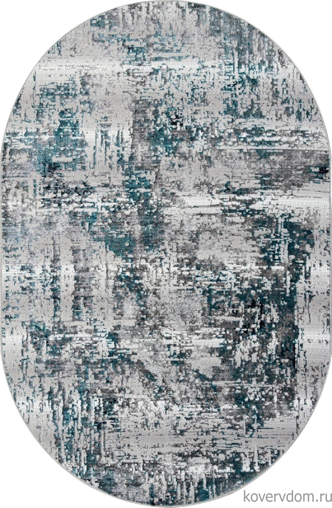 Ковер PARADIZE 00065A TURQUOISE / GREY Овал Ковер PARADIZE 00065A TURQUOISE / GREY Овал