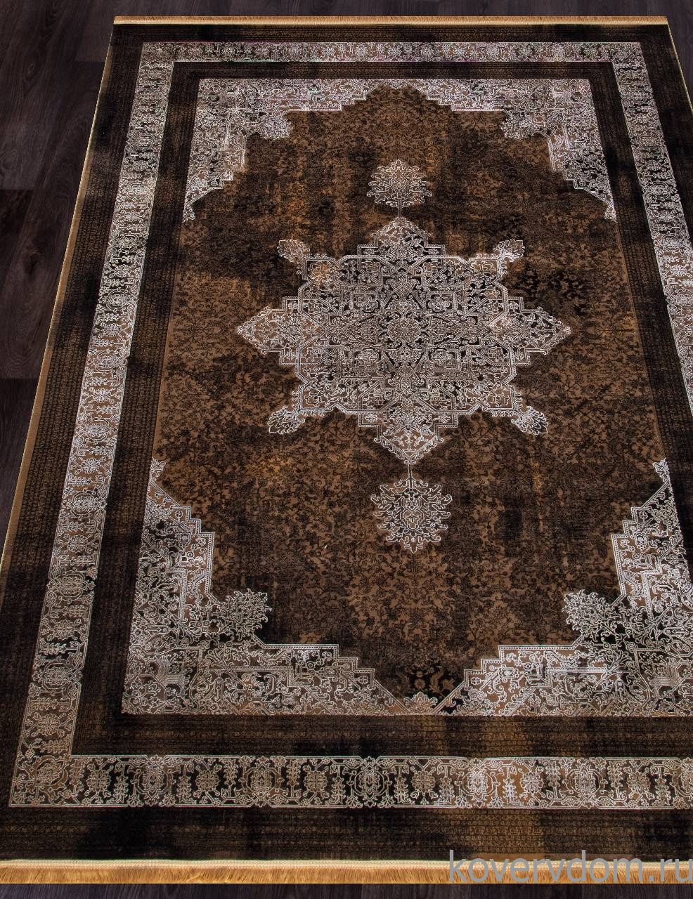 Ковер из бамбукового шелка SHEIKH 9264 BROWN