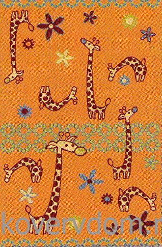 Ковер детский  Fryz-N Giraffe mandarin