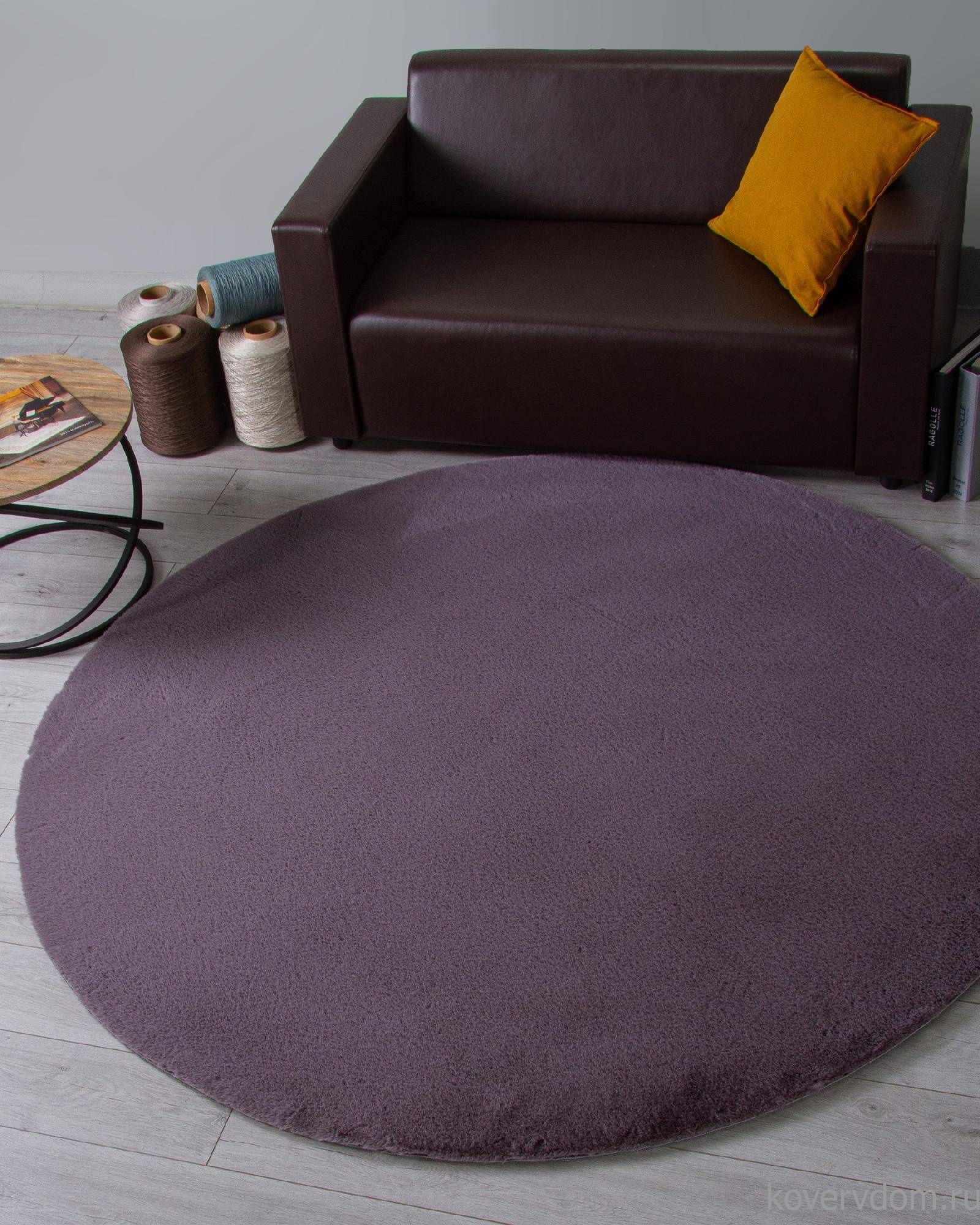 Ковер RABBIT LUXE PX2001 GRAY Круг