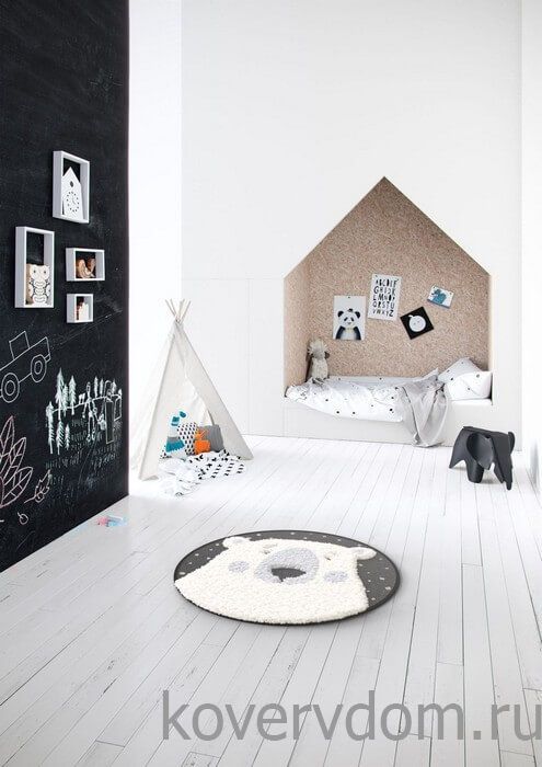 Ковер BALTA Richie 15519 969 Мишка КРУГ