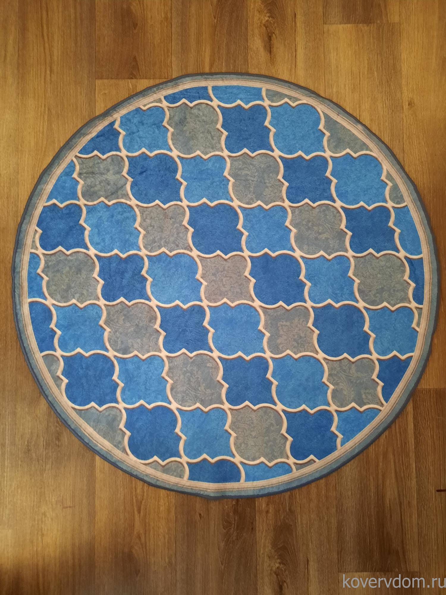 Ковер Decovilla 21023.102 HANZADE Голубой Круг