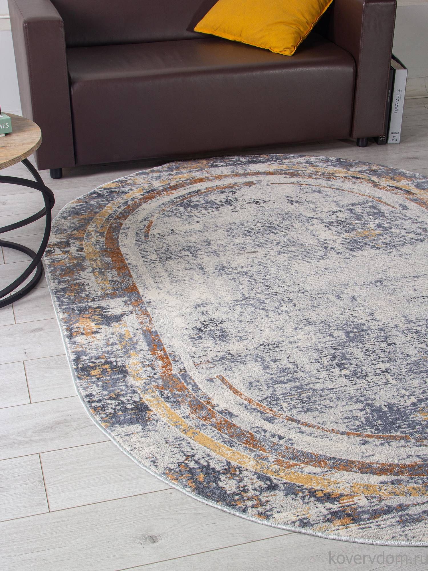 Ковер ZUMMA F258 ORANGE Овал Ковер ZUMMA F258 ORANGE Овал