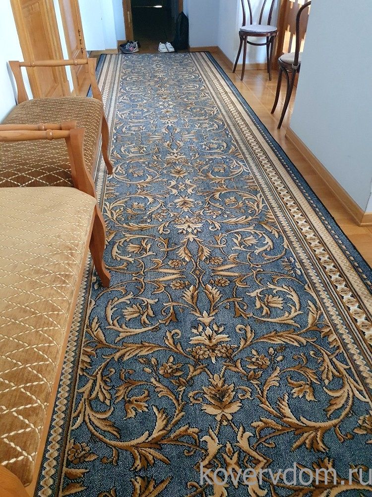 Ковровая композиция в храм 39-38 сине-голубая