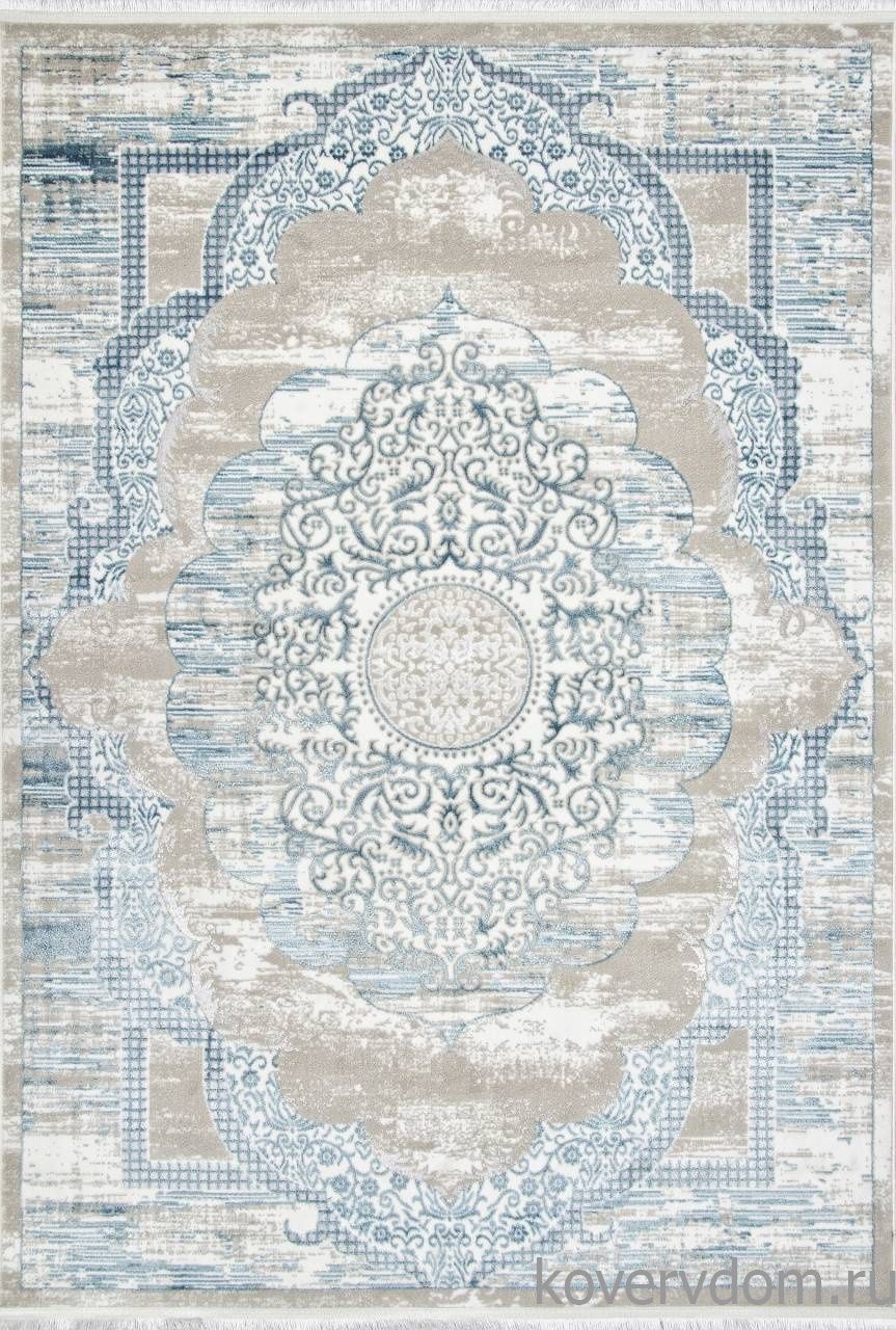 Ковер ALFANI Q018A BLUE FDY / CREAM SHRINK Ковер ALFANI Q018A BLUE FDY / CREAM SHRINK