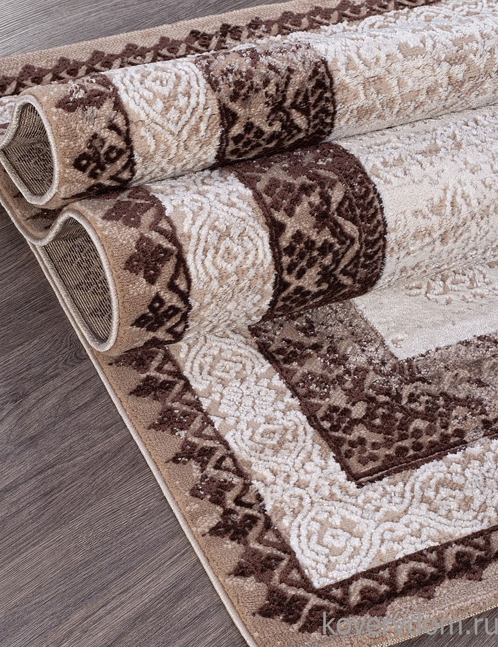 Ковер ARMINA 04041B DARK BROWN Ковер ARMINA 04041B DARK BROWN