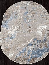 Ковер из Турции голубой PARADIZE 00085A L.BLUE / BEIGE Овал