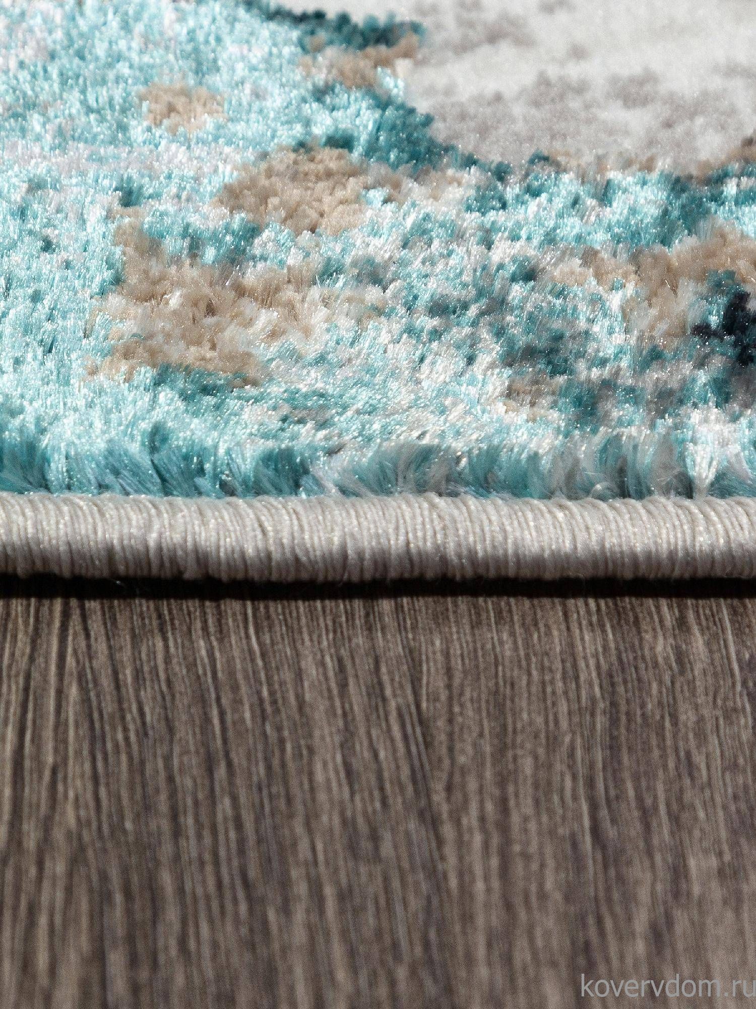 Ковер PARADIZE-A 01632A GREY / TURQUOISE Овал Ковер PARADIZE-A 01632A GREY / TURQUOISE Овал