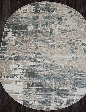 Ковер NATUREL-A F231 BEIGE-BLUE Овал