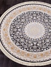 Ковер FARSI 1200 G142 DARK GRAY Круг
