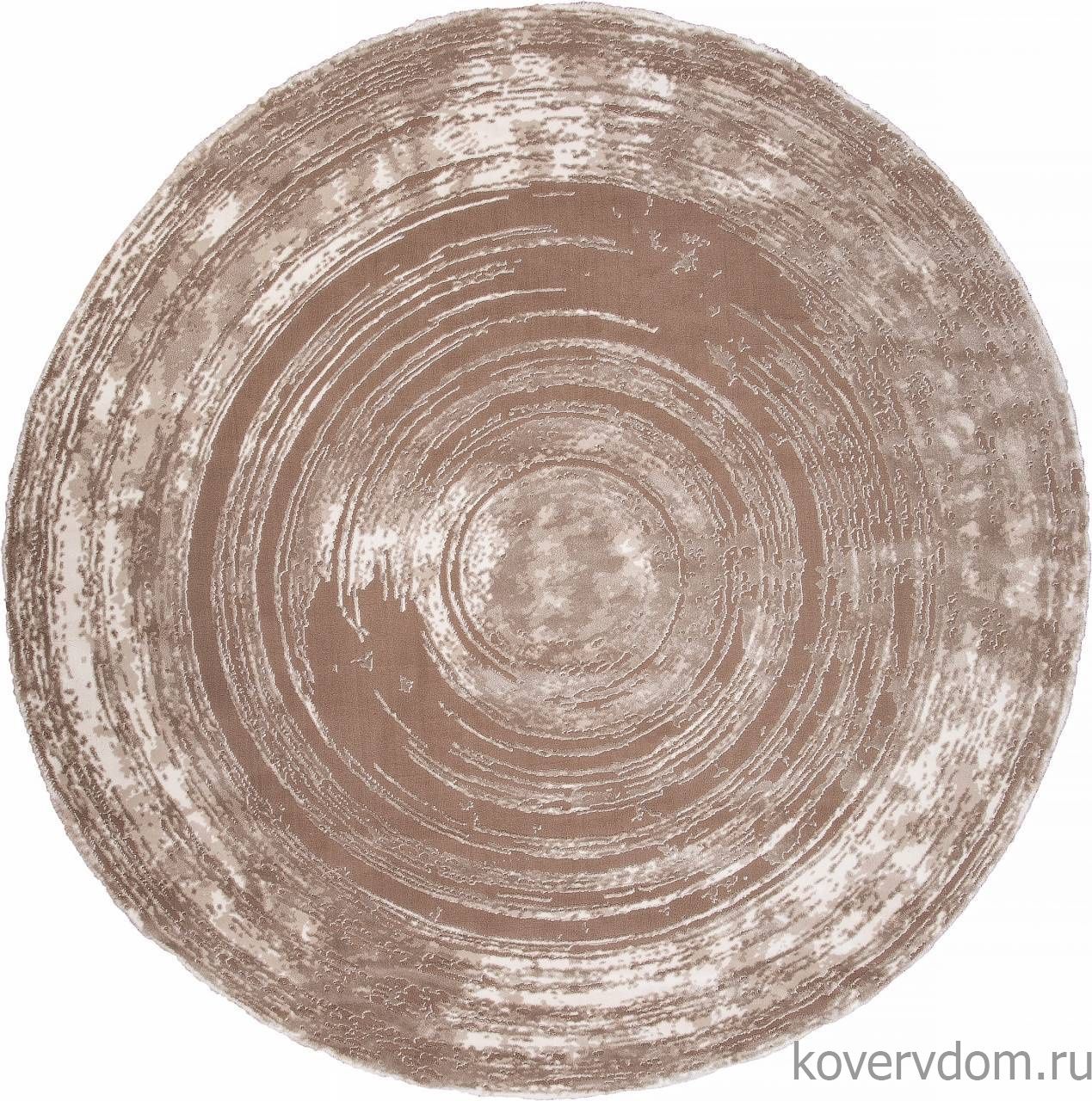 Ковер SAFIR 00843A BROWN / BROWN Круг Ковер SAFIR 00843A BROWN / BROWN Круг