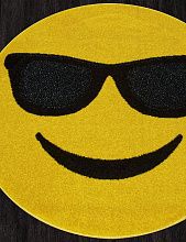 Ковер желтый SMILE NC15 YELLOW Круг