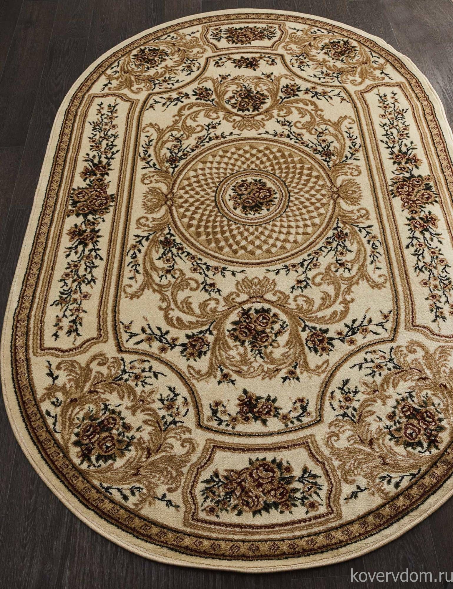 Ковер OLYMPOS D170 CREAM Овал
