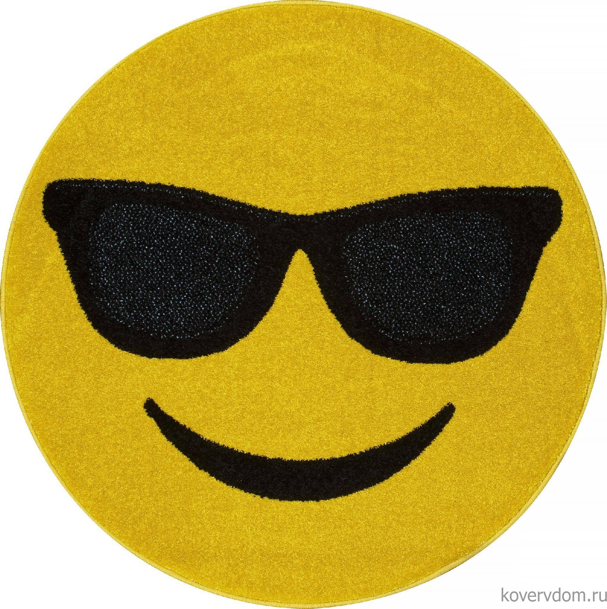 Ковер SMILE NC15 YELLOW Круг Ковер SMILE NC15 YELLOW Круг