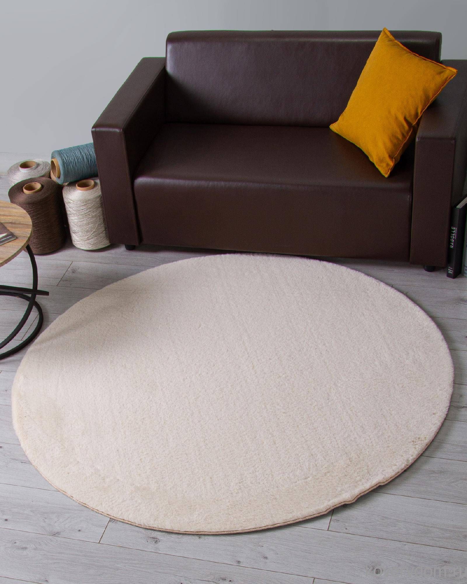 Ковер RABBIT LUXE PX2001 L.BEIGE Круг