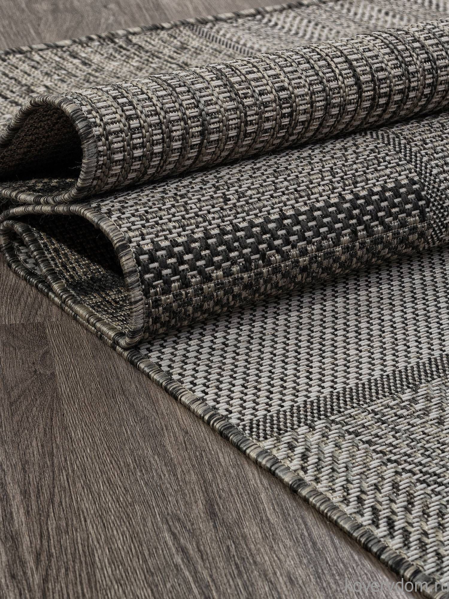 Ковер-циновка KAIR S139 BLACK-GRAY