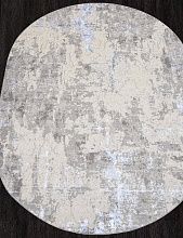 Овальный ковер синий LIMAN F169 CREAM-BLUE Овал