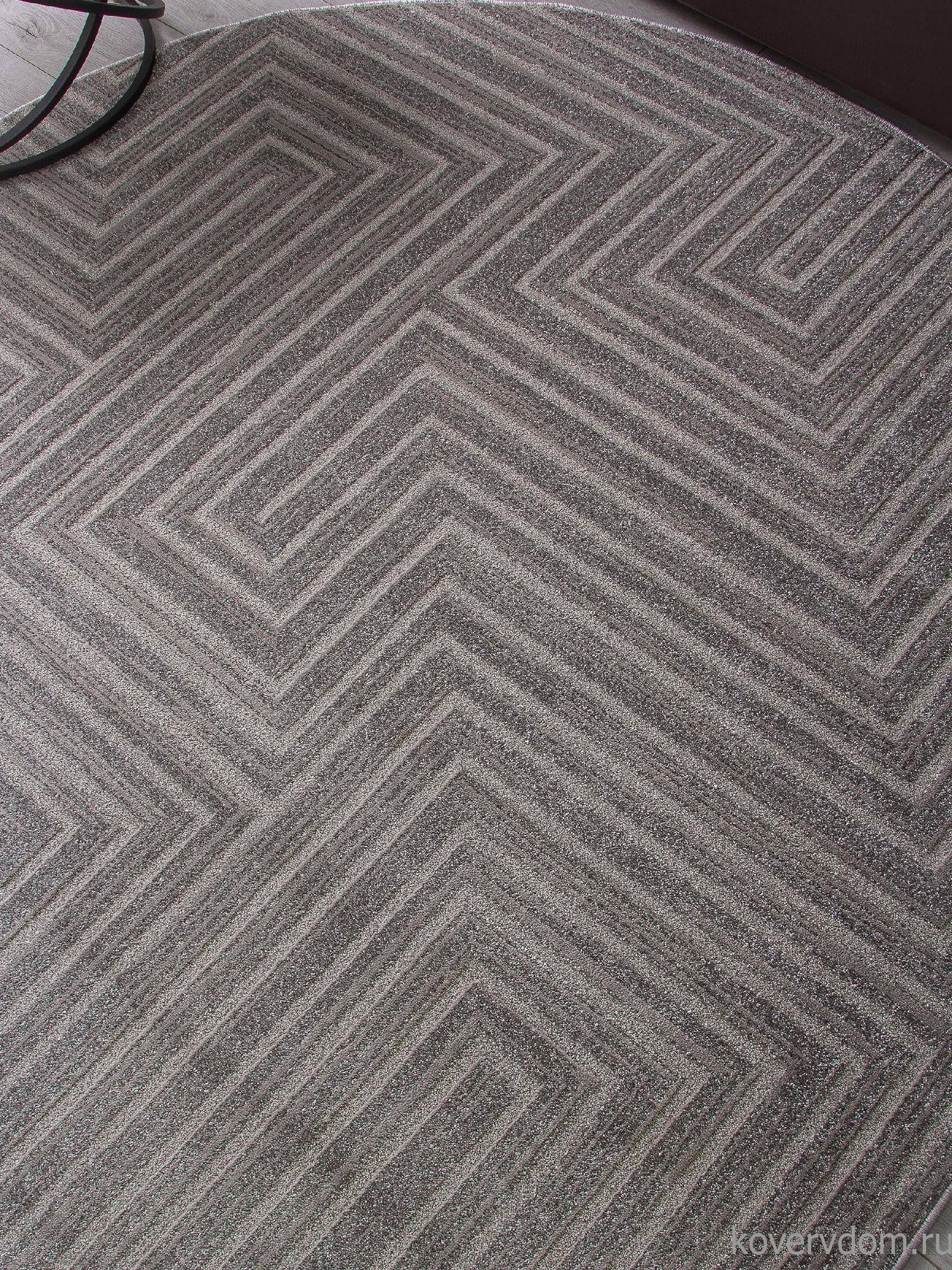 Ковер DIOS F412 LIGHT GRAY Овал