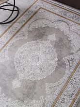 Ковер из вискозы ANATOLIA 26162A GREY / WHITE